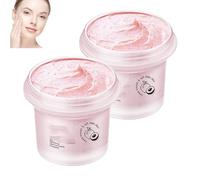 Peach Body Scrub, Peach Smooth Firming Body Scrub for Brightening and Revitalizing Skin, Organic Body Scrub for Smoother and Brighter Skin, Suitable for Body, Hands, Elbows