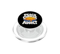 Peach Cobbler Minimalist Badge Patch PopSockets PopGrip for MagSafe