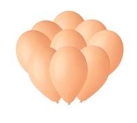 Peach Coral Biobased Natural Rubber Latex Balloons 23cm / 9 in - Pack of 30
