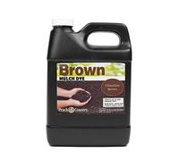 Peach Country Premium Chocolate Brown Mulch Color Concentrate - 2,800 Sq. Ft. - Pure Chocolate Brown Mulch Dye Spray (1 Quart, Brown)