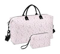 Peach Crush Large Travel Duffel Luggage Weekender Travel Overnight Bag Gym Tote Bag with Adjustable Strap for Gym Foldable