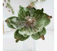 Peach Flowers Artificial With Christmas Decorations Christmas Flowers: Stunning Faux Magnolia Decorations Made From Fabrics Peonies Artificial with Vase (E, 24x18x4)