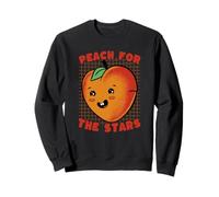 Peach For The Stars Motivation Inspirational Cute Fruit Sweatshirt