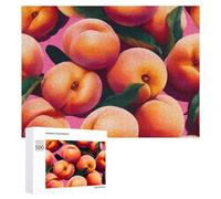Peach Fruit Adults Wooden Jigsaw Puzzles 1000/500/300 Piece Personalised Customized Gifts
