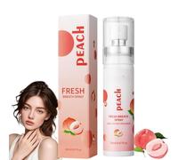 Peach Fruit Oral Breath Spray,Fresh Breath Spray,Mouth Sp-Ray,Bad BRE-Ath Treatment for Adults,Mouth Freshener Sp-Ray,Dry Mo-Uth Relief,Refreshing and Moisturizing,Easy to Carry and Use,Peach Flavor