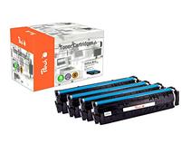 Peach H203-CF540/1/2/3-C05 Toner Modules (BK, C, M, Y) Replaces HP No. 203A, CF540A, CF541A, CF542A, CF543A for e.g. HP Color LaserJet Pro M 254 dw, HP Colour Color LaserJ. et Pro MFP M 280 nw