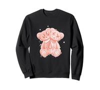 Peach I'm My Own Evil Twin Peach Graphic Sweatshirt