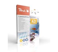 Peach Laminating Pouches A2 - 125 mic - 50 Pouches - Glossy - Premium Quality for Best Laminating Results - Compatible with Devices of All Brand Manufacturers - PP525-12