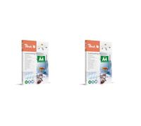 Peach Laminating Pouches A4, 80 mic, Glossy, PP580-02, Set of 100 (Pack of 2)
