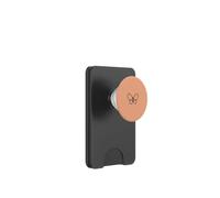 Peach Orange Hand Drawn Butterfly Minimalist Nature Symbol PopSockets PopWallet for MagSafe