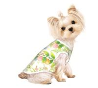 Peach Orchard Whim Dog Vest Lightweight Sleeveless Pullover Tank | Lightweight Polyester Dog Vest Works As A Sleeveless Shirt For Small Dogs And Cats, Breathable Pullover For Walks And Travel