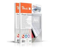 Peach PB100-06A Cover Sheets DIN A4 0.18 mm Pack of 200 Transparent