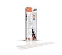 Peach PB408-01 Plastic Binding Combs A4 8 mm 45 Sheets Pack of 100 White