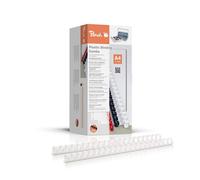 Peach PB416-01 16 mm A4 Binding Combs - White 16 mm / 145 sheets 100 Stück White