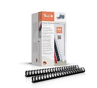 Peach PB428-02 Plastic Binding Combs A4 28 mm 270 Sheets Pack of 50 Black
