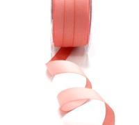Peach Pink Faux Canvas 16mm Ribbon on 3m Length (N.B. This is a Cut from a roll)