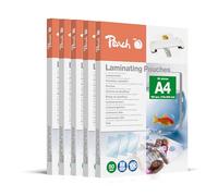 Peach PP580-02 A4 Laminator, 80 Micron, Pack of 5 x 100 - Jumbo Pack for Spar Tarif