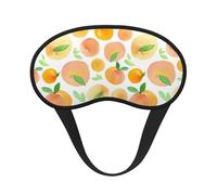 Peach Print Adjustable Eye Cover for Sleeping, Comfortable, Pressure-Free and Breathable Sleeping Masks