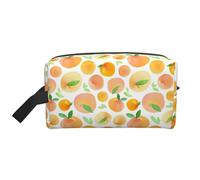Peach Print Toiletry Bag for Men, Cosmetic Bag Spacious Capacity Travel Toiletry Bag for Women