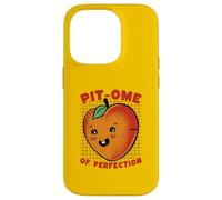 Peach Pun Perfection Funny Fruit Lover Humor Case for iPhone 14 Pro