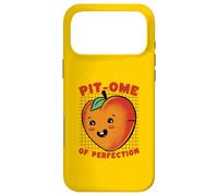 Peach Pun Perfection Funny Fruit Lover Humor Case for iPhone 17 Pro Max