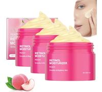 Peach Retinol Serum Moisturizer, Facial Soothing and Brightening Moisturizer, Peach Retinol Moisturizer, Retinol Anti-Wrinkle Facial Serum, Suitable for All Skin Types (3pcs)