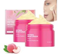 Peach Retinol Serum Moisturizer, Facial Soothing and Brightening Moisturizer, Peach Retinol Moisturizer, Retinol Anti-Wrinkle Facial Serum, Suitable for All Skin Types (2pcs)