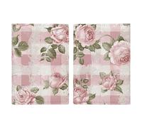 Peach Retro Pattern Passport Holder, ID Card Protector Case Passport Holder with Slot Passports Travel Wallet Document Cover for Women And Men
