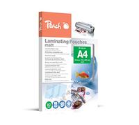 Peach S-PP580-22 Laminating Pouches A4 80 microns Matte Anti-Glare Pack of 100