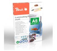 Peach S-PP580-30 Laminating Pouches A5-80 mic - 100 Pouches - Matt - Writeable -