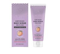 Peach-Scented Body Scrub,Skin Smoothing Body Scrub Exfoliator With Glycolic And Lactic,Polishing Body Scrubs Helps Reduce Chicken Skin Bumps,Safe for Sensitive Skin (1Pc)