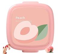 Peach Scented Gel Nail Polish Remover Pads in Portable Pink Case - 40 Lint-Free Quick Wipes for Gel Nails, Acrylics & Varnish Removal, Art, Manicure & Pedicure Beauty Care