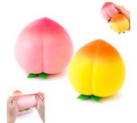 Peach Squeeze Squishy Toy, Slow Rising Peach Squishy Stress Ball