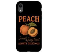 Peach Sweet Juicy Treat Always Delicious Graphic Case for iPhone XR