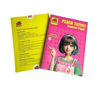 Peach Tattoo Transfer Paper - A4 Thermal Stencil Paper, Thick 4-Layer Design for Sharp, Long-Lasting Transfers - Compatible with All A4 Thermal Printers - 100pcs - Magnum Exclusive