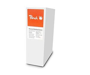 Peach Thermal Binder Cover, White, for 15 Sheets (A4, 80 GSM), 100-pack - PBT406-02
