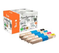 Peach Toner Saving Pack PT1049, Compatible with Oki 46508712, 46508711, 46508710