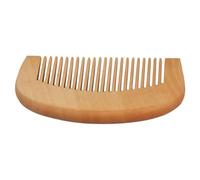 Peach Wood Wooden Comb Beard Comb Tool Unisex(13cm)