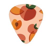 Peaches Guitar Picks 12 Pcs, Acoustic Essential Thick And Thin Plectrums Students 0.46 0.96 0.71 M