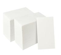 PEACHICHA Disposable Hand Towels, Linen Feel Guest Towels, Cloth Like Paper Napkins, White Bathroom Napkins, Thick Elegant Absorbent 20 * 40 cm, Total 200 Pcs