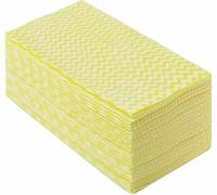 Peachicha Disposable Red Jay Cloths All-Purpose Cleaning Cloths, Reusable J Cloths, Absorbent, Durable, Machine Washable, 40 Pcs/Pack, 30x60cm, Yellow