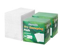 PEACHICHA Flash Dust Magnet Dry Mop Refills Disposable Dusting Cloths Floor Dust Remove Pads Speedmop Dry Pad Refills 100 Pcs