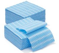 Peachicha J Cloths Reusable Dish Cloths Jay Cloth All Purpose Cleaning Cloths Disposable Kitchen Towels,Blue Pack of 100 Pcs