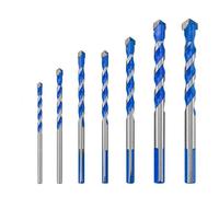 Peachloft Drill Bits, Brocas para Concreto, Cement Drill Bits for Concretes, High-Strength Carbide DrillBits, U Type Slot Design,Easy Chip Removal,for Stone, Glass, Concrete, Wood, Brick (Blue)