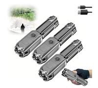 Peachloft Flashlight,Adjustable Zoom Flashlight,Peachloft Powerful Led Flashlight,Peachloft Light,Super Bright Flash Light,Rechargeable Led Flashlights 900000 High Lumens Super Bright Tactical (3)