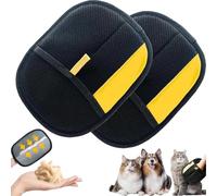 Peachloft Hair Removal Glove,Pet Hair Remover Electrostatic Gloves,Reusable Pet Hair Removal Glove for Cats Dogs Grooming,Bye Bye Pet Hair Drama,Just Swipe,For Couch,Clothing,Carpet,Car Seats (2set)