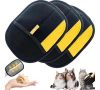 Peachloft Hair Removal Glove,Pet Hair Remover Electrostatic Gloves,Reusable Pet Hair Removal Glove for Cats Dogs Grooming,Bye Bye Pet Hair Drama,Just Swipe,For Couch,Clothing,Carpet,Car Seats (3set)