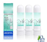 Peachloft Nasal Inhaler, Refreshing Relief, Enjoy Fresh Air, Natural for Women Men (3pcs)