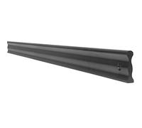 Peachtree Woodworking Supply Aluminum Straight Edge Ruler, 18 Inch, Black