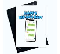 Peachy Antics Funny Father’s Day Card for Dad - Humorous Meme Style Father’s Day Card - Joke Quote Card for Him - Novelty Dad Joke Greeting Card - A5 Father’s Day Gift Card for Dad SP465